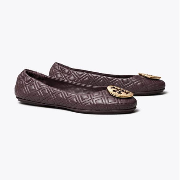 NEW Tory Burch Quilted Minnie In Color Malbec - Picture 3 of 6